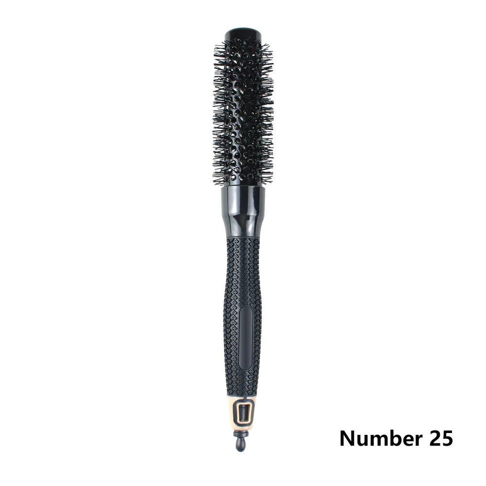 Wholesale High Quality Custom Logo Soft nylon Brush for Salon and home Roll Round Brush Set for Beauty Salon Blower