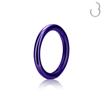 1/5Pcs Nose Rings G23 Titanium Lip Ring For Women And Men Piercing Jewelry Hoop Earrings Mixed Color Body Clips Hinged