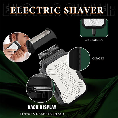 LQT Men's Hair Clipper Set:Cordless Beard & Split End Trimmer, USB Charging, Professional Barber & Home Use, Ideal Gift for Men