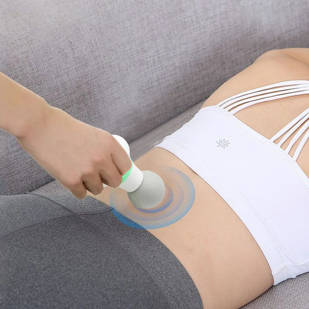 Mini Neck Massager Multi USB Electric Handled Wave Vibrating Cellulite Massage Relaxation Instrument Massage Waist Back Shoulder