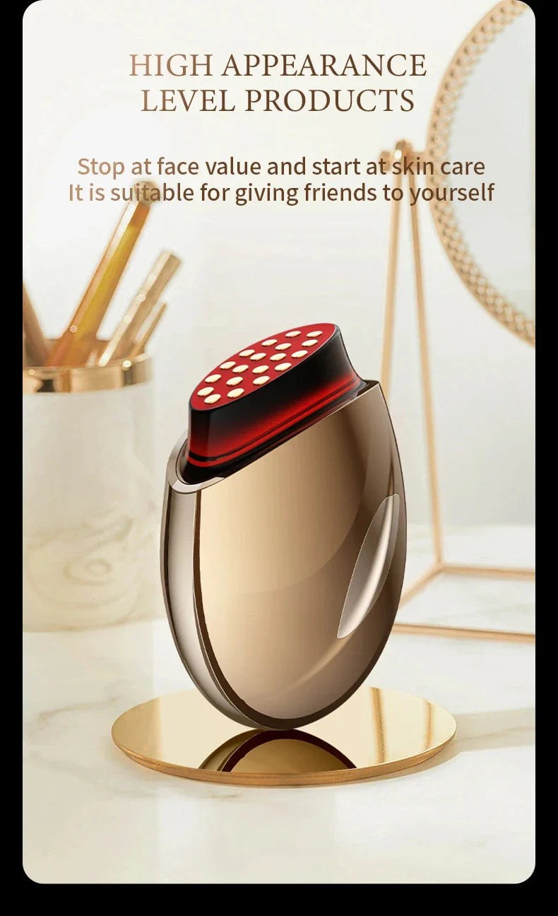 Radiofrequency facial tightening device - Skin tightening and lifting radiofrequency high-frequency facial care massage equipmen