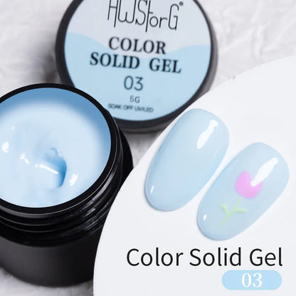 BOZLIN 5ml Sparkling Chameleon Mica Shell Gel Polish Colorful Sequins Manicure Semi Permanent Soak Off Nail Art Gel Varnish