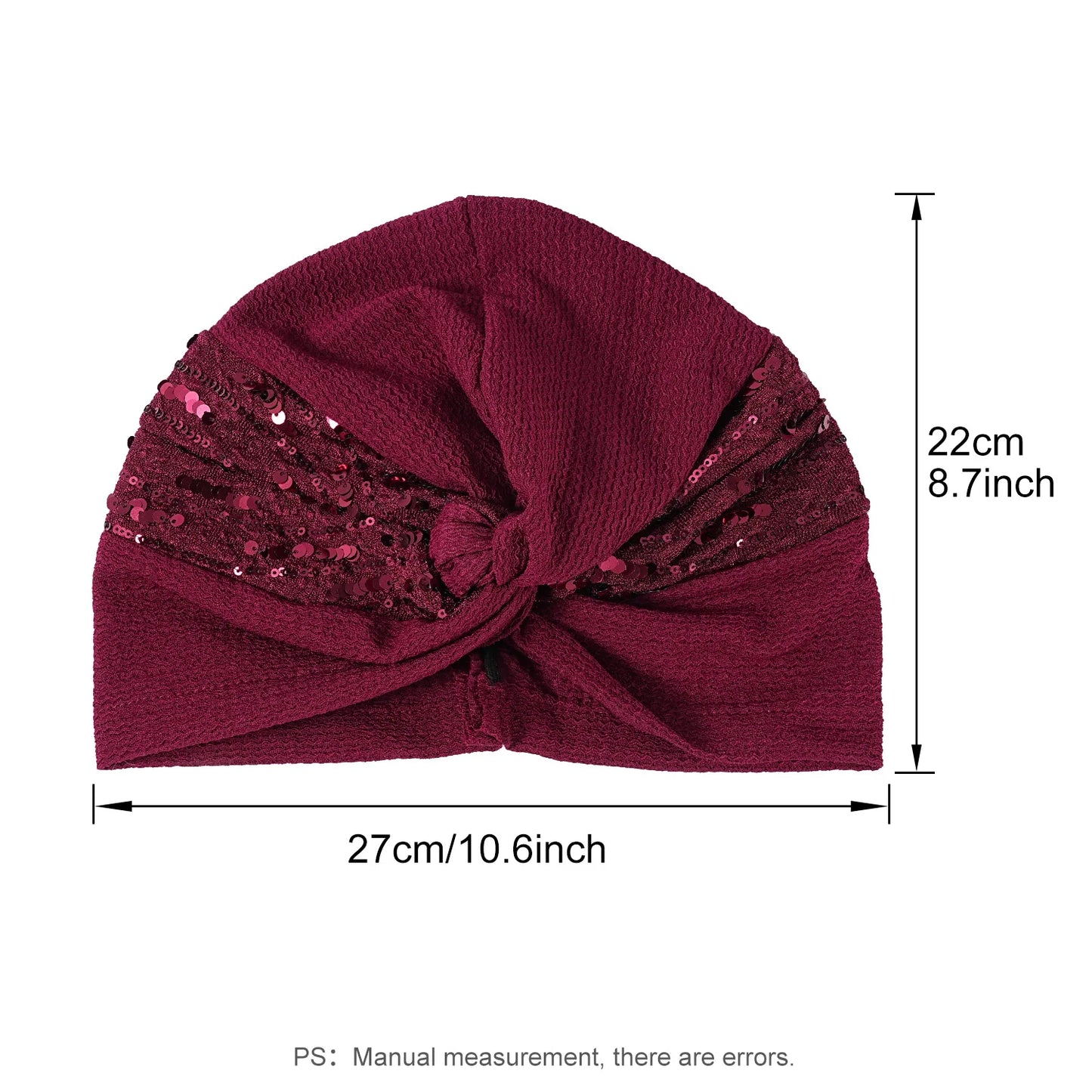 Bonnet For Women Cap Turban Folded Bud Exquisite Headscarf Casual Comfortable Fashion Versatile Warm Cross Hat Edge Wrinkle Lace