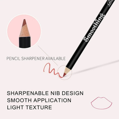 Long Lasting Lip Liner Waterproof Matte Lipliner Pencil Pencil Contour Tint Lipstick Tattoo Non-stick Cup Moisturizing Cosmetic