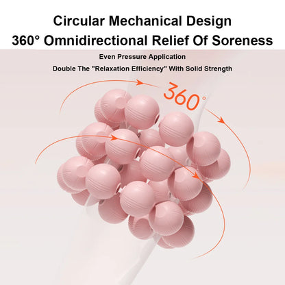 Massager Roller Portable Leg Clamp Fascia Muscle Roller Handheld Deep Tissue Massage for Arm Calves Bodybuilding Indoor