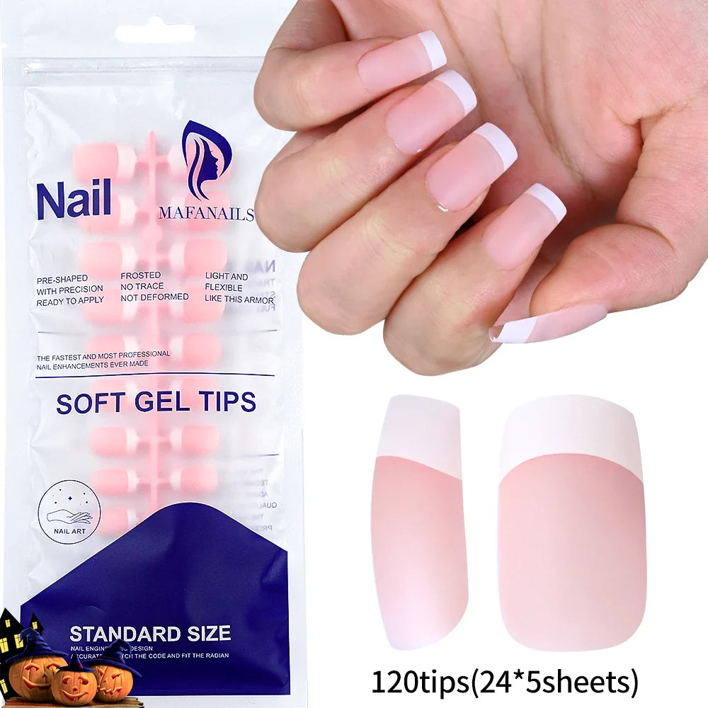 100pcs Black Almond Fake Nail Mid-length Solid Color Artificial Nail Removable Press On Nails Tip Almond Nail Art False Nail