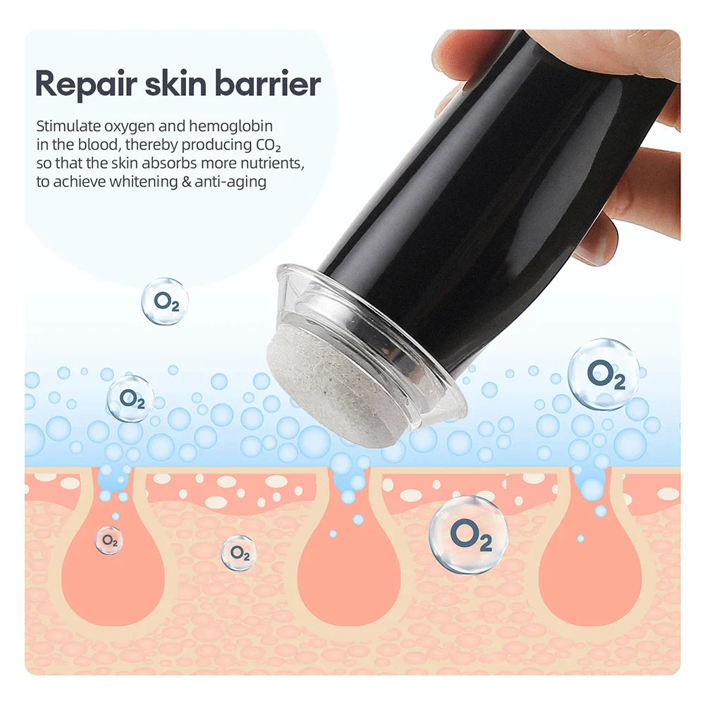 Foreverlily CO2 Bubble Pen Aqua Skin Face Cleansing SPA Beauty Device CO2 Pods Massager Portable Oxygen Bubble Facial Machine