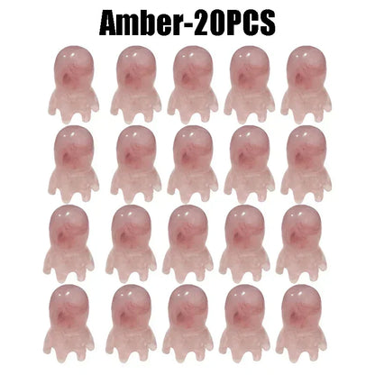 Ergonomic Octopus Head Resin Gua Sha Massager Portable Face Body Scalp Pressure Point Tool Spa Quality Home Travel Use