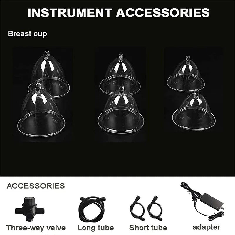 Breast Enlargement Bust enhancement Pumps Buttocks Lifter Cup Vacuum therapy Lifting Colombien Machine Breast Massager Bigger