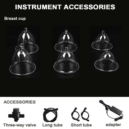 Breast Enlargement Bust enhancement Pumps Buttocks Lifter Cup Vacuum therapy Lifting Colombien Machine Breast Massager Bigger