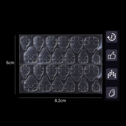 Double Sided Nail Glue Stickers Jelly Gel Glue False Nail Nails Bck Glue Sticker Nails Accessories And Tools Reusable