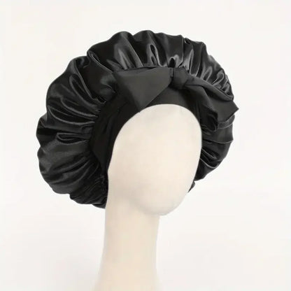 2026 Adjustable Silk Satin Bonnet for Sleeping Hair Bonnet with Tie Band Bonnets for Women Men Hair Protection