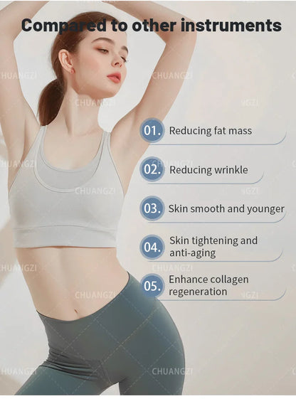 2 in 1 RF ULTRA 360 Body Contouring Cellulite Reduction Face Skin Rejuvenation Tightening Beauty Machine .