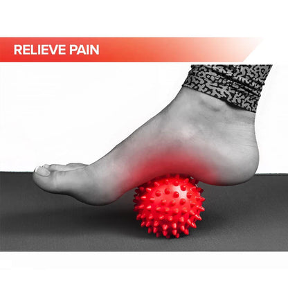 1Pcs BOTQTOW Spiky Massage Ball,Physical Therapy Massage Balls,Hard Lacrosse Ball & Spiky Massage Ball for Myofascial Release