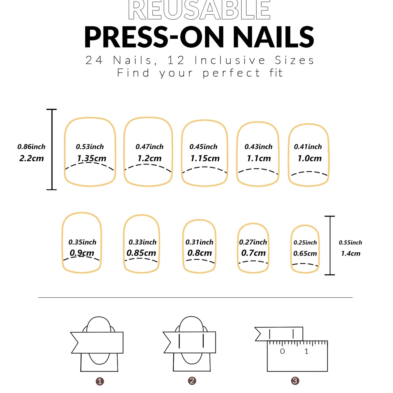 24PCS Rectangular Fake Nails Cute Heart-Shaped Nude Fake Nails Pointed French Valentine's Day Nails Suitable For Women And Girls