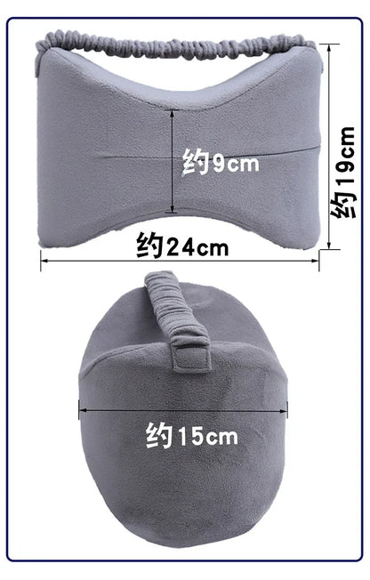 Half Moon Bolster Semi-Roll Pillow Ankle Knee Support Leg Elevation Back Lumbar Neck Pain Relief Density Foam Massage Bed Table