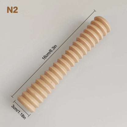 Massage Manual Wood Therapy Massage Tool Wooden Mushroom Shape Anti Cellulite Maderoterapia Lymphatic Drainage For Full Body Use