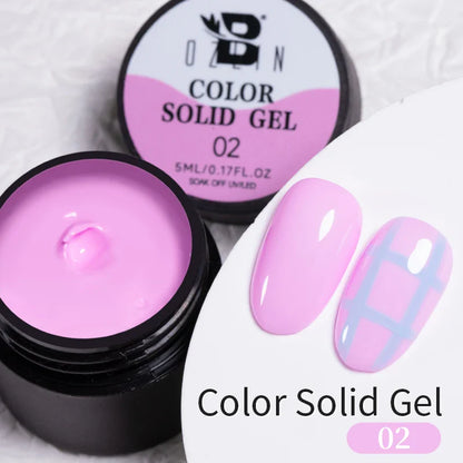 BOZLIN 5ml Sparkling Chameleon Mica Shell Gel Polish Colorful Sequins Manicure Semi Permanent Soak Off Nail Art Gel Varnish