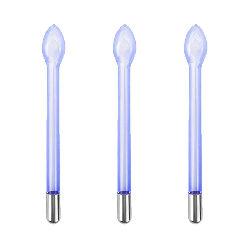 3pcs High Frequency Replace Wand Facial Skin Therapy Instrument Spot Remover Massage Beauty Skin Care Machine HF Glass Tube