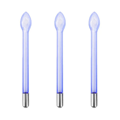 3pcs High Frequency Replace Wand Facial Skin Therapy Instrument Spot Remover Massage Beauty Skin Care Machine HF Glass Tube