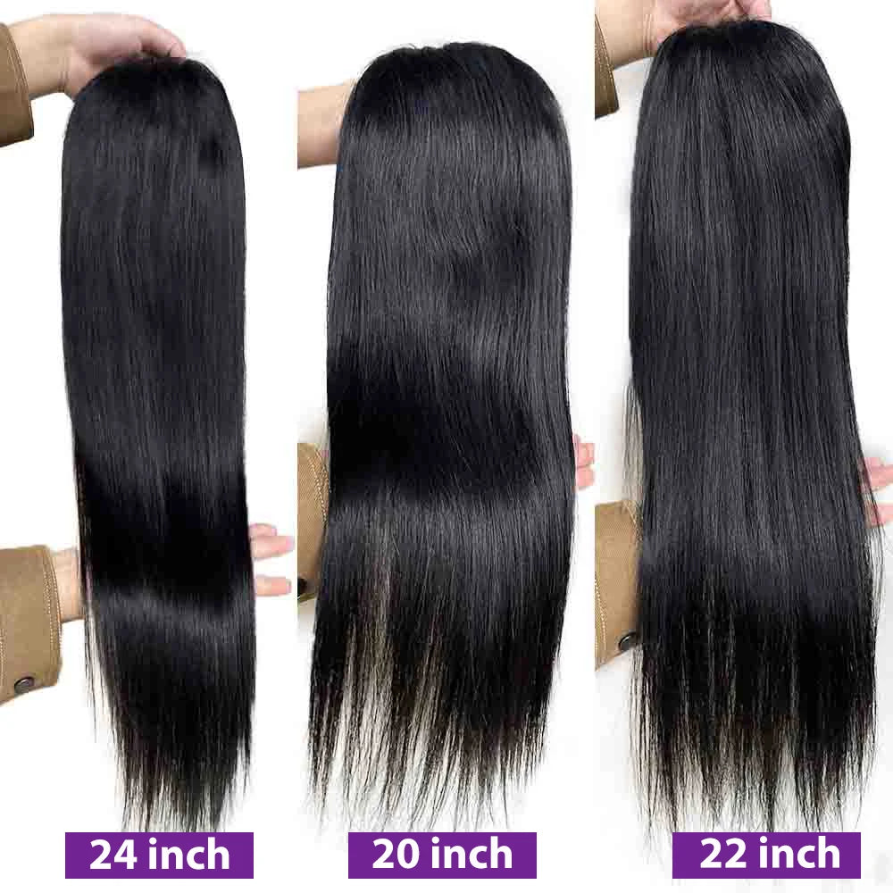 6X4 Glueless Wig Human Hair 4X4 Ready to Wear Wigs Straight Lace Frontal Wig Pre Cut Pre Plucked Ready to Go Wig 3 Days Delivery