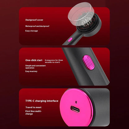 3 Modes Electric Vibration Massage Comb Red Light Hair Growth Massage Scalp Brush Oil Liquid Applicator Head Massager Anti Loss