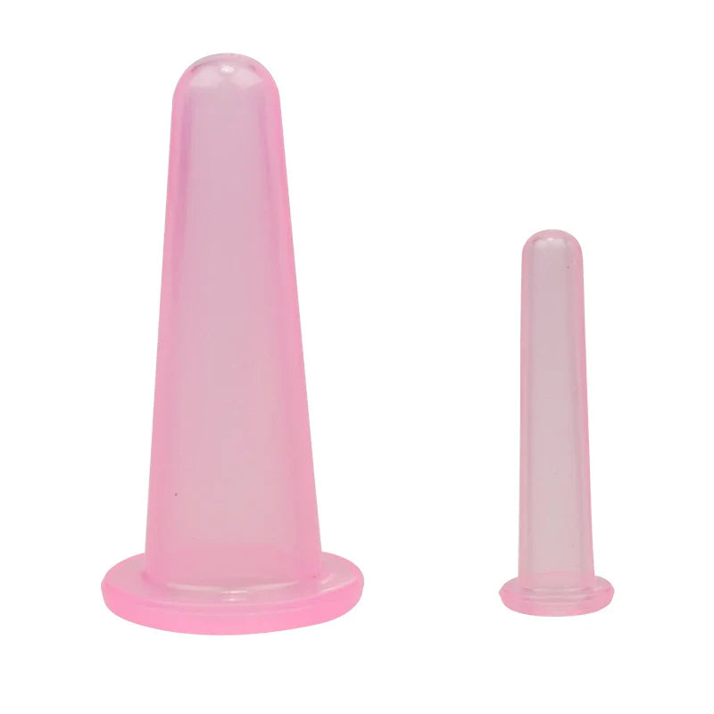 2/4/7Pcs Set Silicone Anti Cellulite Cup Vacuum Massage suction Cups Body Pain Relief Roller Manual Suction Cups Cupping Therapy