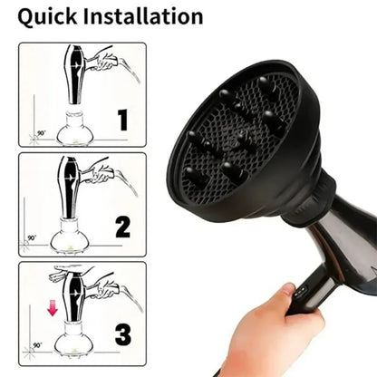 Telescopic Hair Dryer Universal Hair Curler Cover Diffuser Plate Hairdressing Tool Accessories Curling Iron Barber Supplies