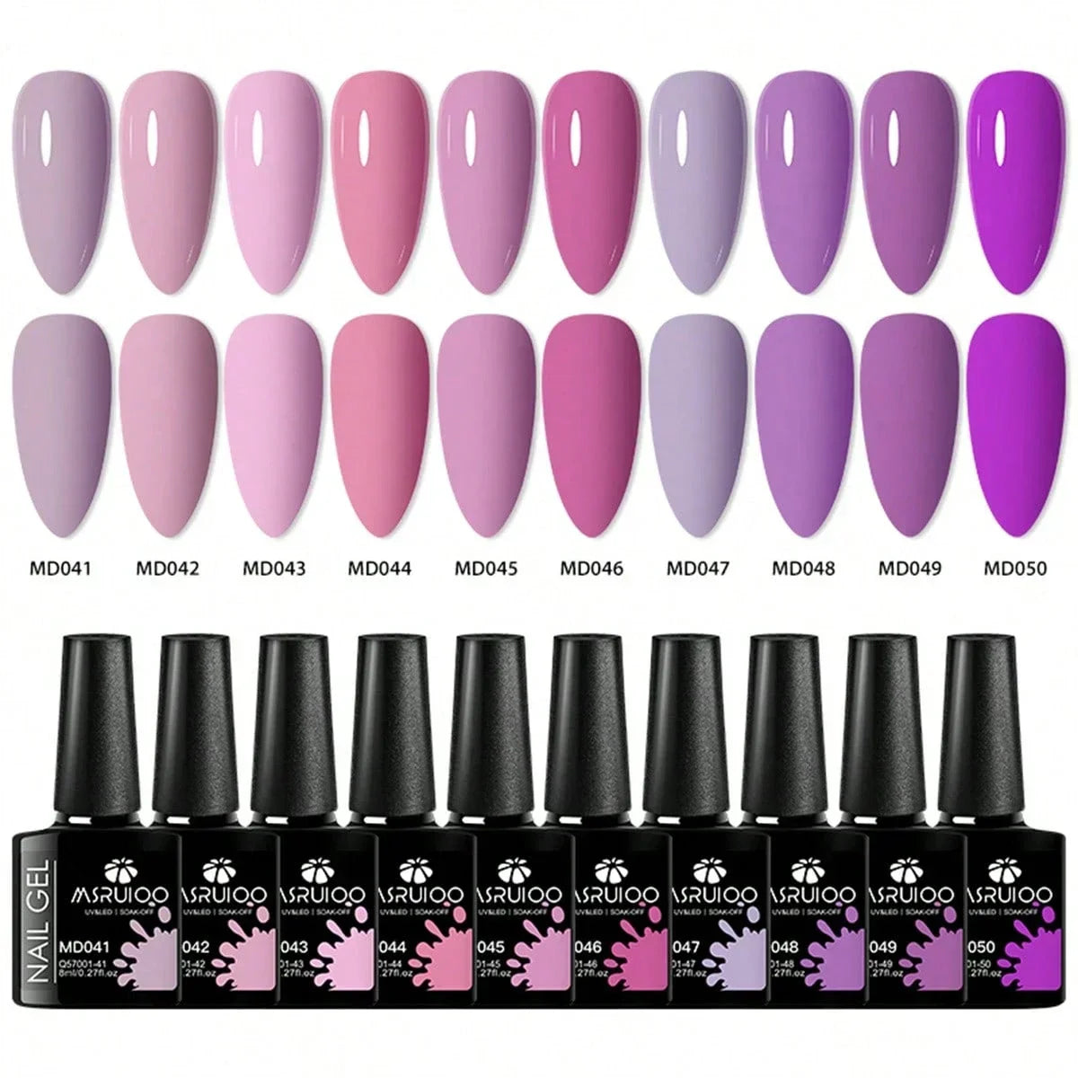 10pc Nail Gel Polish Set HEMA FREE All-Season Nails DIY Nail Art UV/LED Painting Vernis Manicure Kit Long Lasting Hybrid Gel