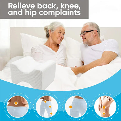 Memory Foam Knee Pillow Back Support Align Spine Pregnancy Body Pillows for Side Sleepers for Orthopedic Sciatica Back Leg Hip