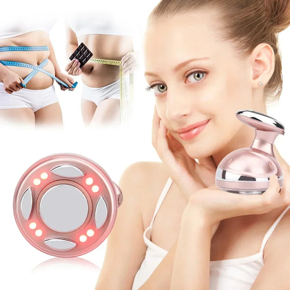 LED Fat Burner Anti Lipo Lose Weight Abdominal Exercise Full Body  Ultrasonic Slimming Massager Skin Lift Tighten Anti-cellulite
