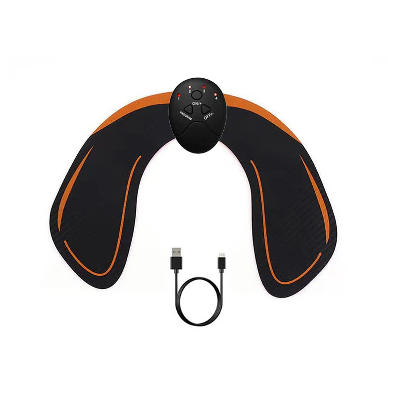 Wireless EMS Muscle Stimulator Buttocks Hip Trainer Electric Abs Trainer USB Recharge Body Massager Weight Loss Fitness Shaping