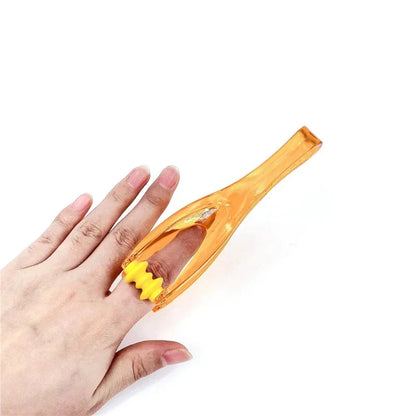 Mini Finger Joints Roller Massager Hand Elastic Massage Clamp with Elastic Handle for Finger Blood Circulation Muscle Relaxation