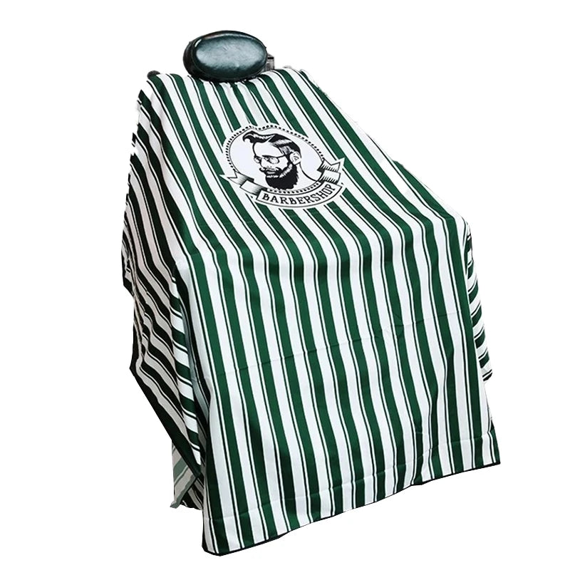 Hairdressing Coth Pattern Cutting Hair Waterproof Cloth Salon Barber Cape Professional Hair Stylist Retro Aprons Haircut Cape