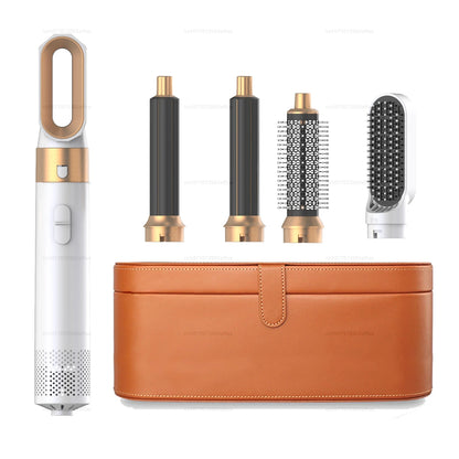 5 in 1 Hair Styler Powerful Fast Drying  Ionic Hair Dryer High Speed Hot Comb Brush Set Professional Hair straghtener