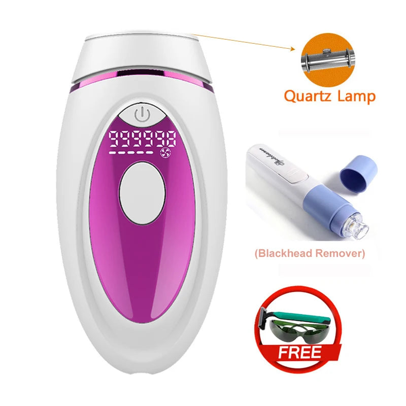 999900 Flashes IPL Epilator Laser Hair Removal LCD Display Painless Permanent Hair Remove Bikini Trimmer Portable Epilator