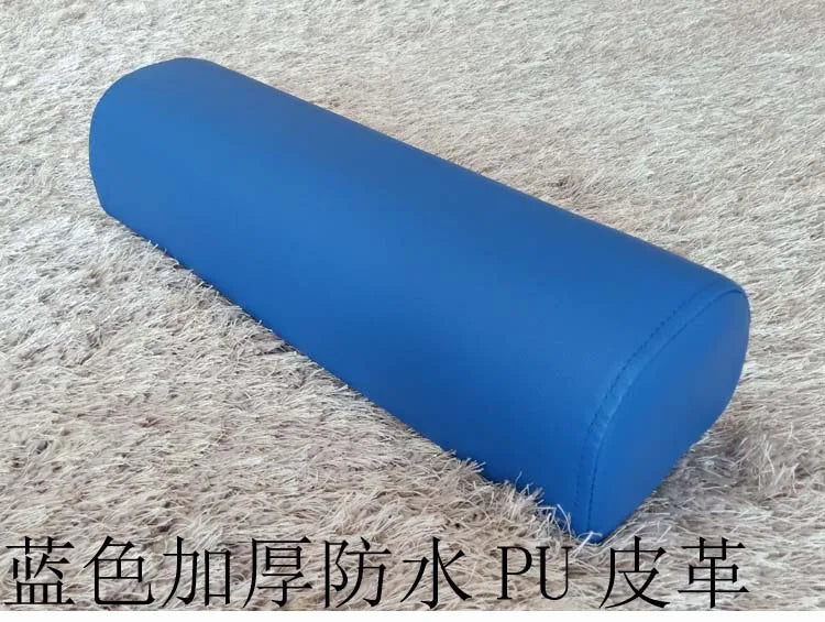 Half Moon Bolster Semi-Roll Pillow Ankle Knee Support Leg Elevation Back Lumbar Neck Pain Relief Density Foam Massage Bed Table
