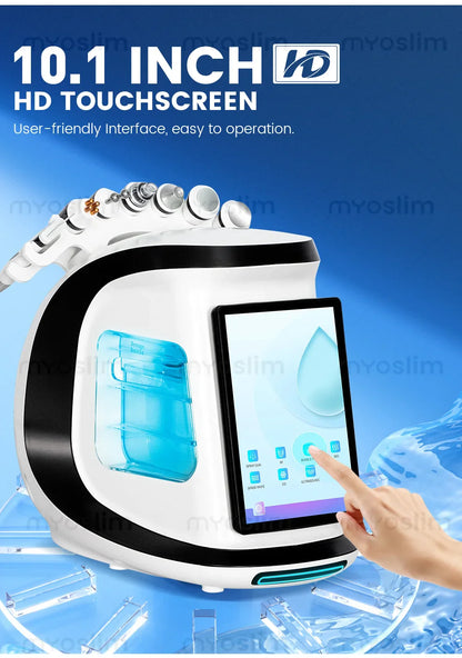 Intelligent Ice Blue Skin Management System – Hydro Facial Device For Wrinkle Reduction And Skin Care