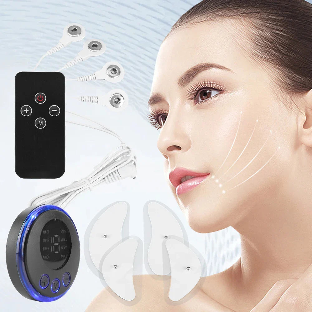EMS Facial Massager Current Muscle Stimulator Anti-Wrinkle Face Tightening Tool USB Charging Anti-Aging Beauty Device for Women