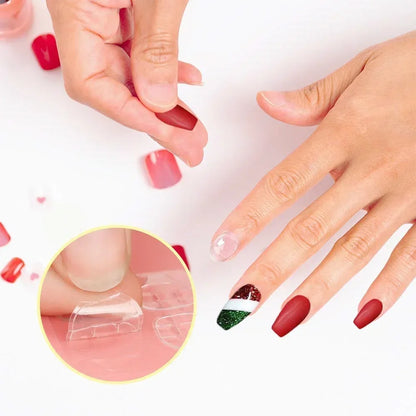 6000Pcs Double-Sided Nail Adhesive Stickers Waterproof Breathable Transparent False Nail Glue Sticker Jelly Nail Tips DIY Tools
