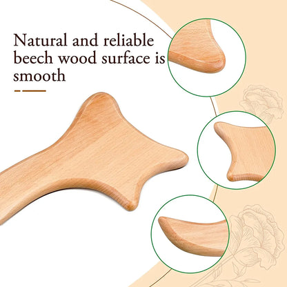 Wood Therapy Massage Maderoterapia Massager Roller Anti Cellulite Slimming Gua Sha Massager For Body Back Foot Masajeador