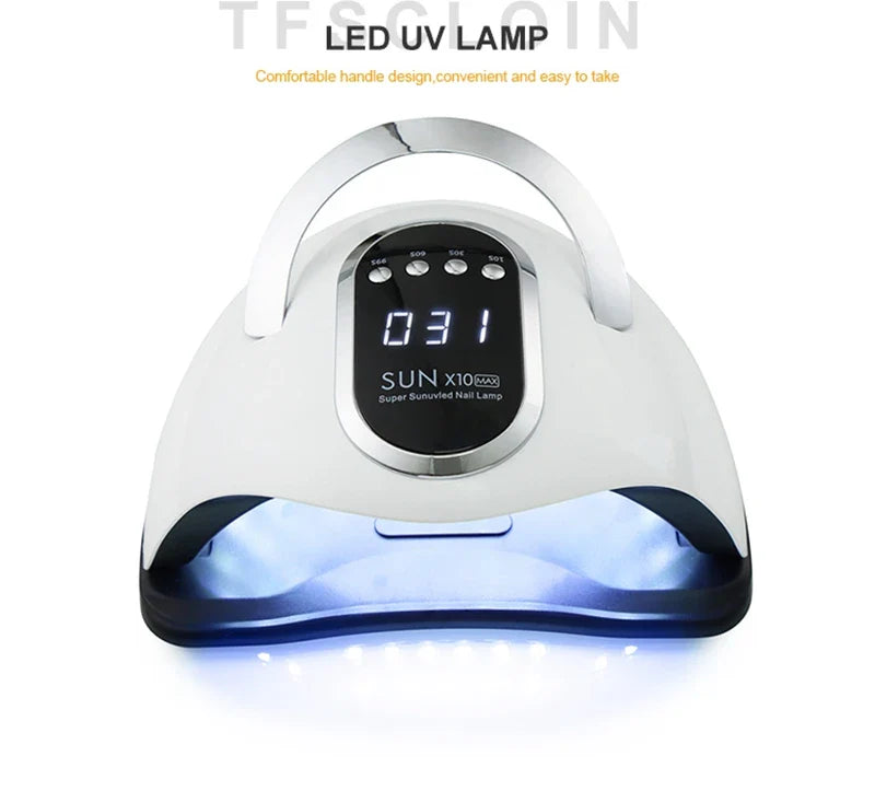 280w UV Lamp For Nails 66LEDs Nail Lamp Dryer With 4Timer Gel Polish Drying Lamp Smart Sensor Gel Lamps Professional Nail Tools