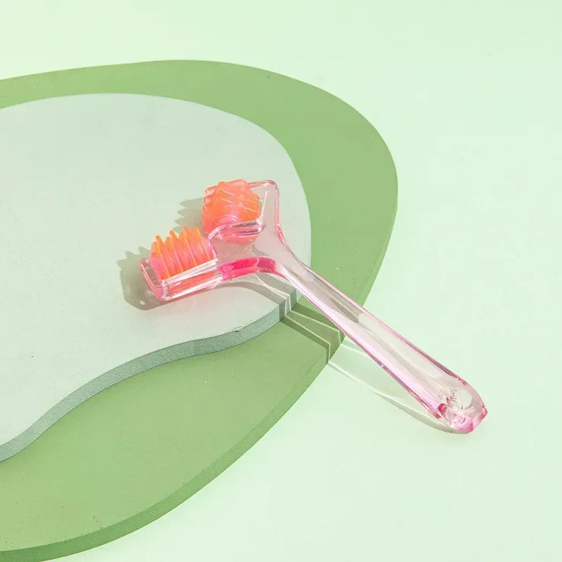 1pc Portable Double Roller Facial Massager for Lifting and Relaxing Muscles, Cheeks & Jawline Slimming Face Massage Tool