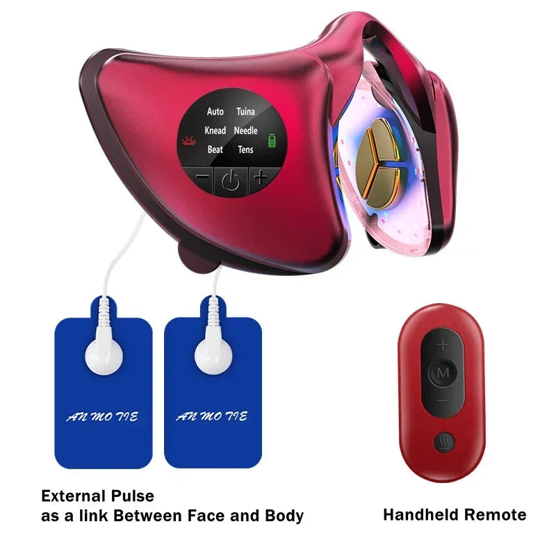2024 Smart Facial Massager Lifting and Firming V-shaped Face-lifting Device All-round Body Shaping Anti-aging Beauty Instrument