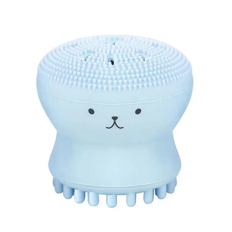 New Face Massage Brush Pore Cleaner Brush Silicone Face Scrubber Skin Care Brush Deep Cleaning Exfoliator Tool XJS02