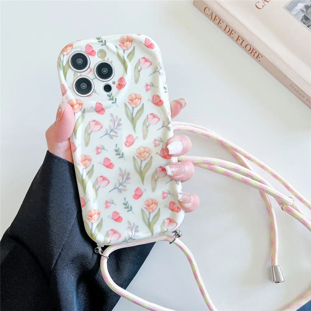Crossbody Lanyard Phone Case Xiaomi Redmi Note 14 Pro 5G Note 14 Pro Plus 14C POCO X7 Pro 14T Rope Necklace Strap Silicone Cover