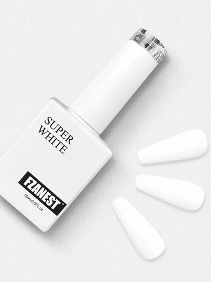 Super White Gel Polish Not Yellowing Super Black Nail Polish 15ml Bottles Private Label Colour Led uv Gel Nail Polish