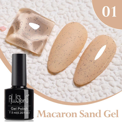 BOZLIN 5ml Sparkling Chameleon Mica Shell Gel Polish Colorful Sequins Manicure Semi Permanent Soak Off Nail Art Gel Varnish