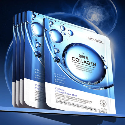 FAYANKOU Collagen Anti Wrinkles Face Mask Moisturizing Anti-aging Whitening Facial Masks Sheet Mask Korean Skin Care Cosmetics
