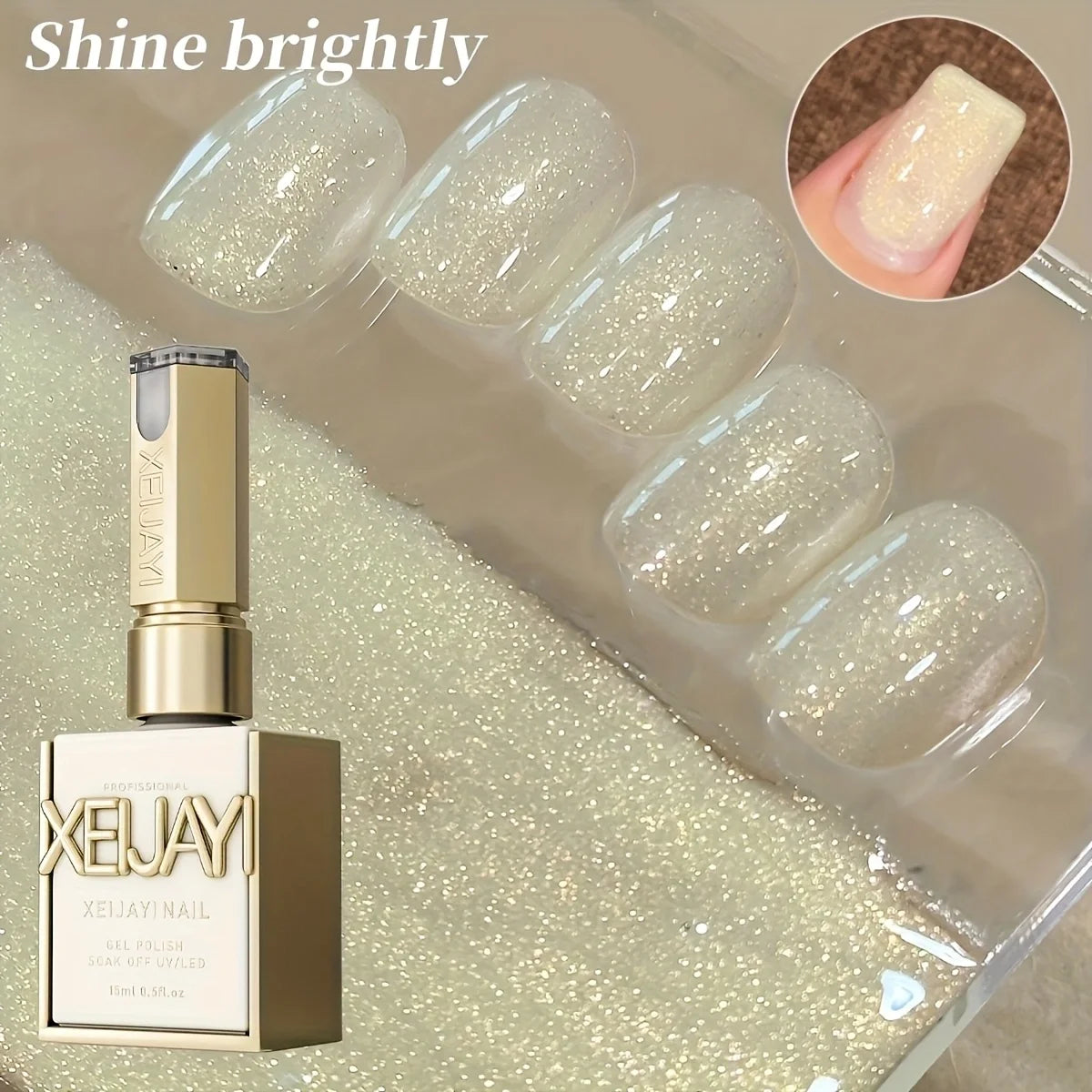 1pc 15ml Reddish Brown Gel Nail Polish Starter Pure Soak Off No Wipe Nail Gel Polish Suitable For All Seasons
